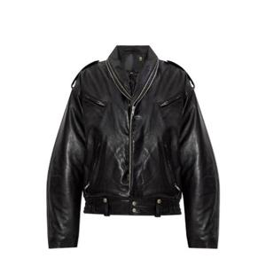 R13 클래식 바이커 재킷 R13WR344R450B0 BLACK TP942453693