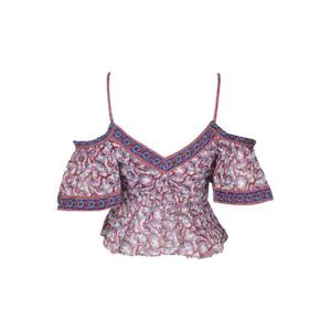 Isabel 마랑 에뚜왈 콜드 숄더 플로럴 프린트 플레어 블라우스 PHT0030FAA1J50E 23EC TP942915706