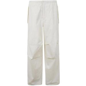 Jil Sander 하이웨이스트 스트레이트 레그 팬츠 J21KA0177J45218 105CHALK TP944114374