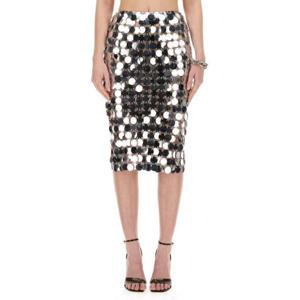 파코라반 스커트 21PIJU195PS0133 P040 Silver