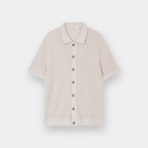 [지오다노]맨즈 남 크로셰 반팔 가디건 055536