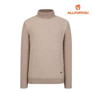 [올포유][올포유] 남성 투톤 조직 울 터틀넥 니트 AGSHLA321-509