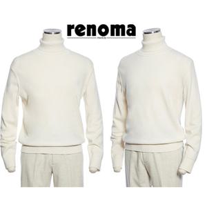 [레노마캐주얼]F/W 한정수량 부드럽고따뜻한 양모100 긴목목폴라 아이보리컬러 RPDMKT62A EK365