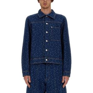 메종키츠네 데님 자켓 MM02112WW5024 O010 Blue