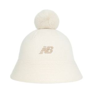 [뉴발란스 주니어]NB 뉴발란스 키즈 프리미엄 돔햇 아동 니트 키즈 겨울 모자 아이보리 NK8BDF306G-19