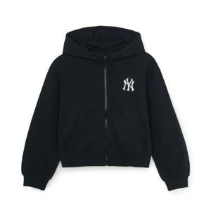 MLB키즈 여아 스몰로고 크롭 후드집업 (7FHDB115450BKS)