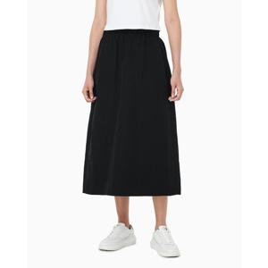CK진  여성 나일론 블랙 미디 스커트(44D618G)