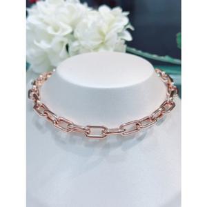 로이드 모던브리티쉬 7.3mm 앵글 클립 14K 목걸이 LNC23018G