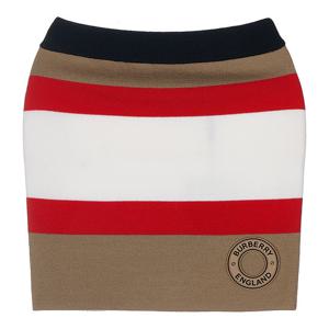 [버버리 키즈] 여아 로고 그래픽 아플리케 울 스커트 8057927 C KG3 BAILE ICON SKIRT A7041 (2-4)