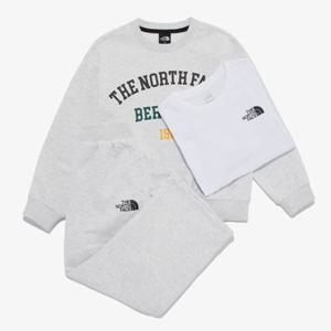 노스페이스키즈 NM5MR03T 그레이 스쿨데이 3PCS 세트