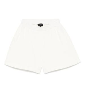 엠포리오아르마니 화이트 엘라스틱드로우스트링 쇼츠 EW000893
