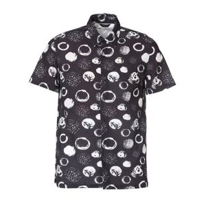 롯데광주 레드옥스 2025 S/S 여름 캐주얼 지지미 반팔 남방셔츠 R252SH155BK