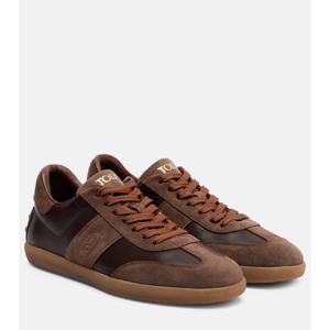 Tods Tabs 스웨이드 레더 스니커즈 P01078109