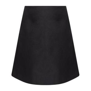 알렉산더맥퀸 블랙 새틴 피니시 A라인 미니 스커트 832556 QEAG