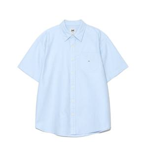 LEE 공용 옥스포드 반팔 셔츠 B1 LE2502SS01 LB NA