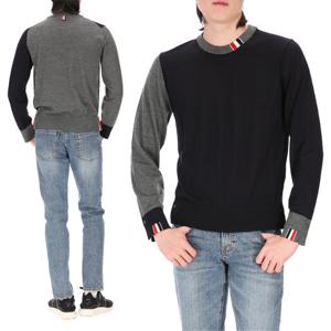 [톰브라운] 펀믹스 삼선 MKA474F Y1014 415 남성 니트 스웨터