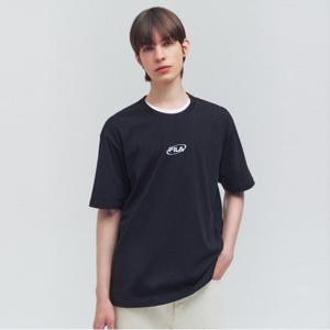 [휠라] 정상* 39,000원 면혼방 스몰로고 반팔티(FS2RSG2109X_BLK)