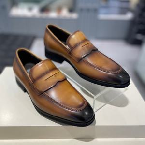 [에스콰이아(남성화)]남성 3.5cm 쿠션 스트레이트 U팁 정장구두-PFDSHL367BR