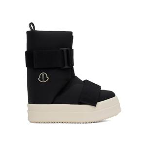 25 FW 릭오웬스 여성 Moncler    블랙 스플린트 부츠 251232F113000
