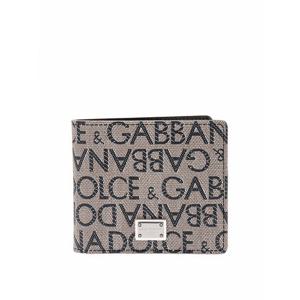 [DOLCEGABBANA] 라프리마 남성 지갑 purses 코팅 캔버스 위드 올오버 로고 BP1321AJ70589875 베이지 /8