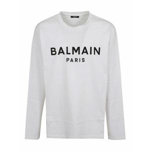 [BALMAIN] 남성 티셔츠 Ls 프린트 DH1EK035BC77GAB 화이트 /8