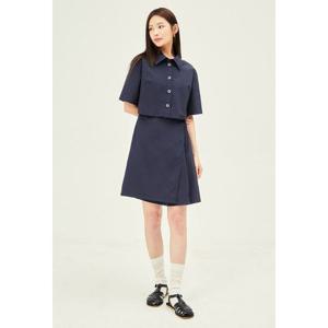 [제이제이 지고트]여성 코튼 랩 스커트 셔츠 원피스 GP6A0OPR11