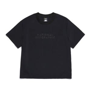 내셔널지오그래픽 N252WTS971 여성 프로즌큐브 반팔티셔츠 BLACK