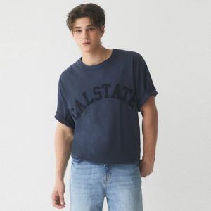 [후아유]공용  Big Letter Patch T-Shirt WHRAE2421U