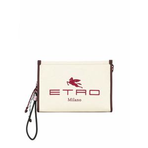 [ETRO] 여성 클러치 Logodetail 지퍼 위드 로고 1H78370900800 화이트 /8