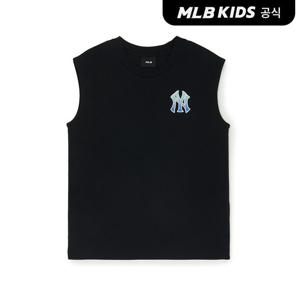 [MLB키즈 공식] 모노그램 빅럭스 민소매티셔츠 NY (Black) 7ATKM0153-50BKS