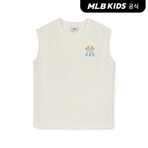 [MLB키즈 공식] 모노그램 빅럭스 민소매티셔츠 NY (Cream) 7ATKM0153-50CRS