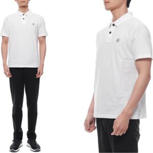 [스톤아일랜드] 25SS 남성 로고 패치 폴로 반팔티셔츠 (K1S152200205 S0057 V0001 25S)