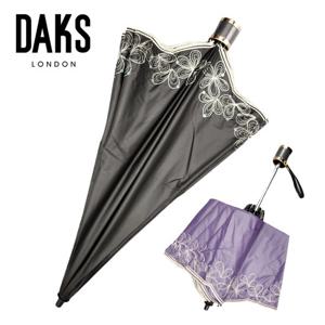 [닥스(우양산)]컬러코팅 꽃잎패턴 자수 2단 양산 PBI043I