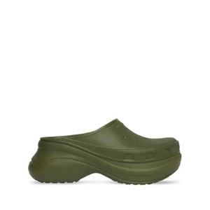 25 FW 발렌시아가 발렌시아가 X 크록스 엠보스드 로고 슬라이더 샌들 720857W1S8E TP432880647