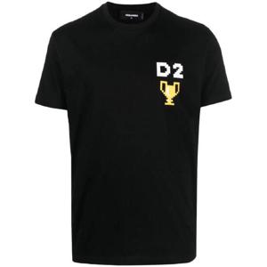 25 FW 디스퀘어드2 픽셀 프린트 반소매 티셔츠 S74GD1151S23009 TP432141834