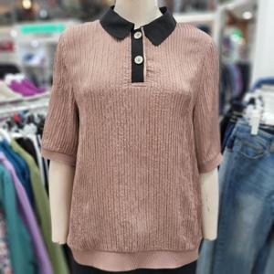 [크로커다일레이디] DP01 인견카라블라우스 CLEMBL502