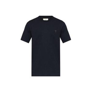 아미 파리스 Ami de Coeur 로고 자수 크루넥 티셔츠 BFUTS003724M 430 TP934966205