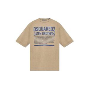 Dsquared2 로고 프린트 크루넥 티셔츠 S74GD1239S24318 695 TP942540503