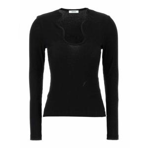 [SALVATORE FERRAGAMO] 라프리마 여성 가디건 쉐입 넥라인 스웨터 782752BLACK 블랙 /8