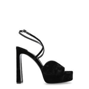 Jimmy Choo Karli 버클 패스너 샌들 KARLIPF125RDV BLACK TP936128946