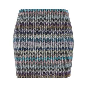 Missoni 지그재그 니트 미니 스커트 DS24WH0OBC004M SM9EL TP942664122