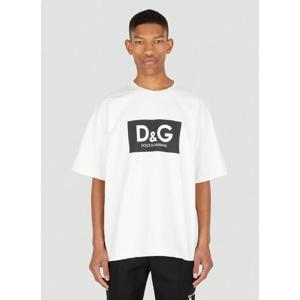 25 FW 돌체앤가바나 남성 로고 프린트 티셔츠 dol0147027wht