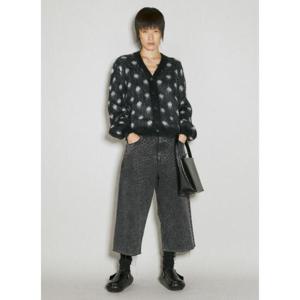 25 FW 마르니 여성 Polka Dot Knit Cardigan mni0254001blk