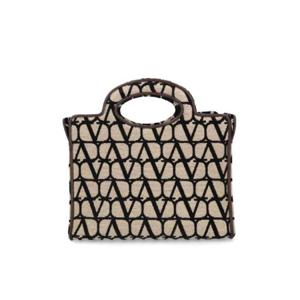 Valentino The Third 아이코노그래픽 캔버스 스몰 토트백 2W2B0L74HUJ 6ZN TP943212044