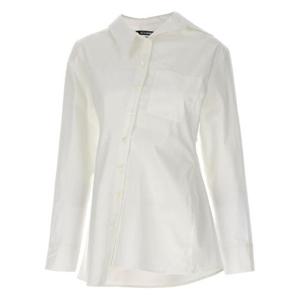 자크뮈스 La Chemise Pablo 비대칭 셔츠 24E241SH0621520 WHITE TP943950020