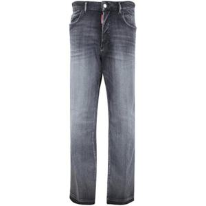 Dsquared2 로고 패치 스트레이트 진 S75LB0836S30503 900 TP945172740