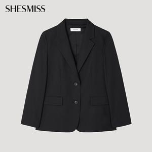 [쉬즈미스] 백 슬릿 테일러드 셋업 자켓_SWSJKP32020_BK