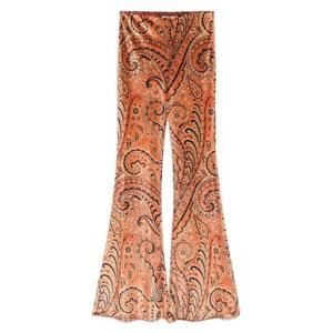 에트로 스트레이트 팬츠 WREA002699IAS53 X0822 BROWN MULTI