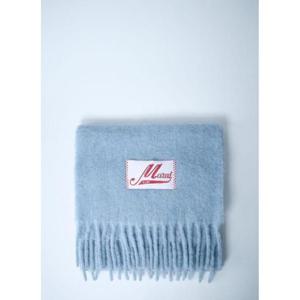 25 FW 마르니 여성 프린지 울 스카프 mni0261011blu