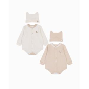 [에뜨와HB]2025년신상품 유네바디수트모자SET 2종중택1 07S517905 신생아바디수트 여름바디수트